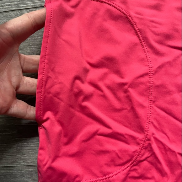 Tommy Bahama Coral Sleeveless V Neck Tassel Pockets Nylon Blend Summer Dress M - Picture 3 of 7